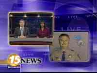A picture of one of my TV 
broadcasts (7/2002) with Bill Griffith and Lisa Lake.
This was on Ch.10 KGTV while I was a California Highway Patrol Officer.